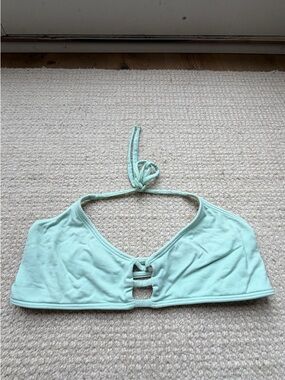 Midori Bikinis Baby Blue Halter Bikini Top